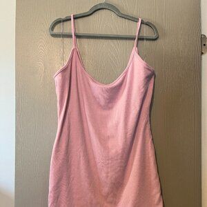 Fashion Nova Pink Ribbed Bodycon Mini Dress – Size 3X – NWT